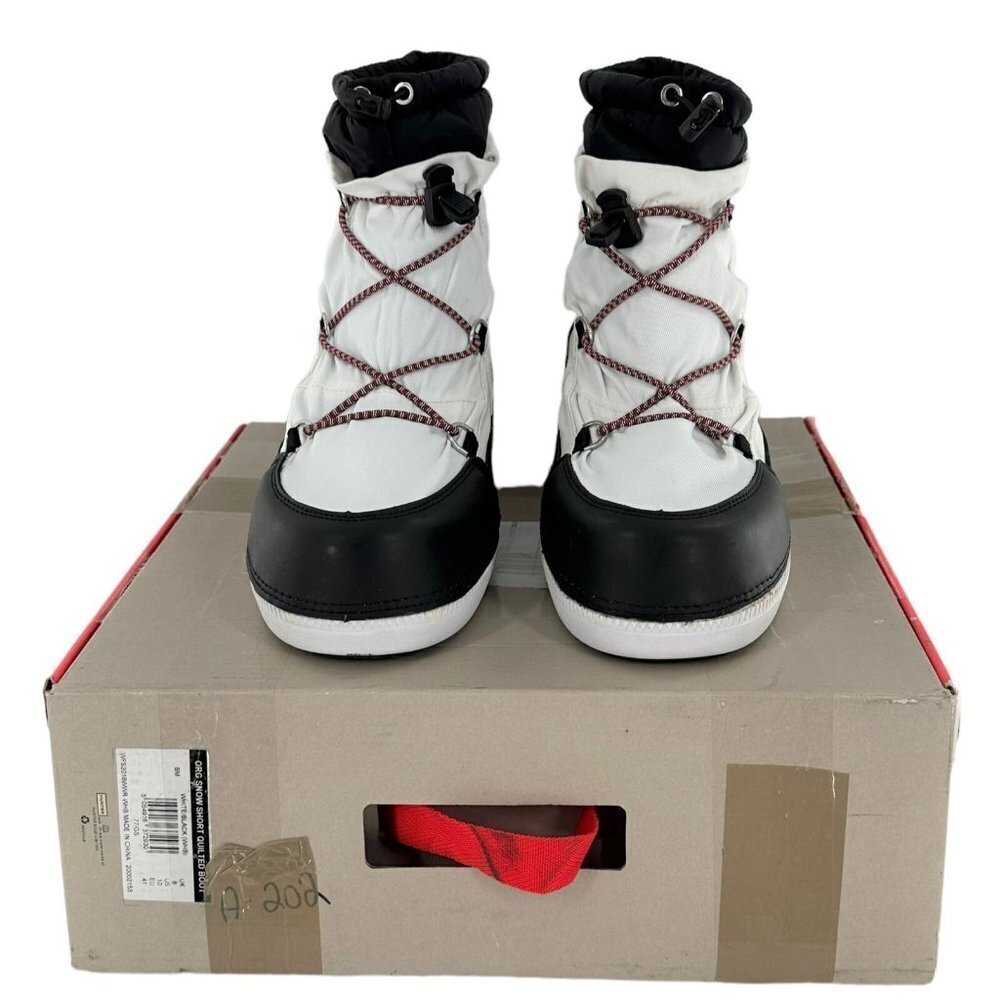 NEW in Box HUNTER White Short Quilted Snow Boots Women's Size 10